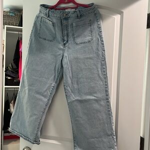 Wide leg jeans